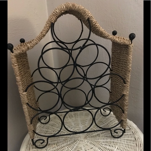 Other - ❌Donated❌Decorative Wine Rack Great Condition! 🌸